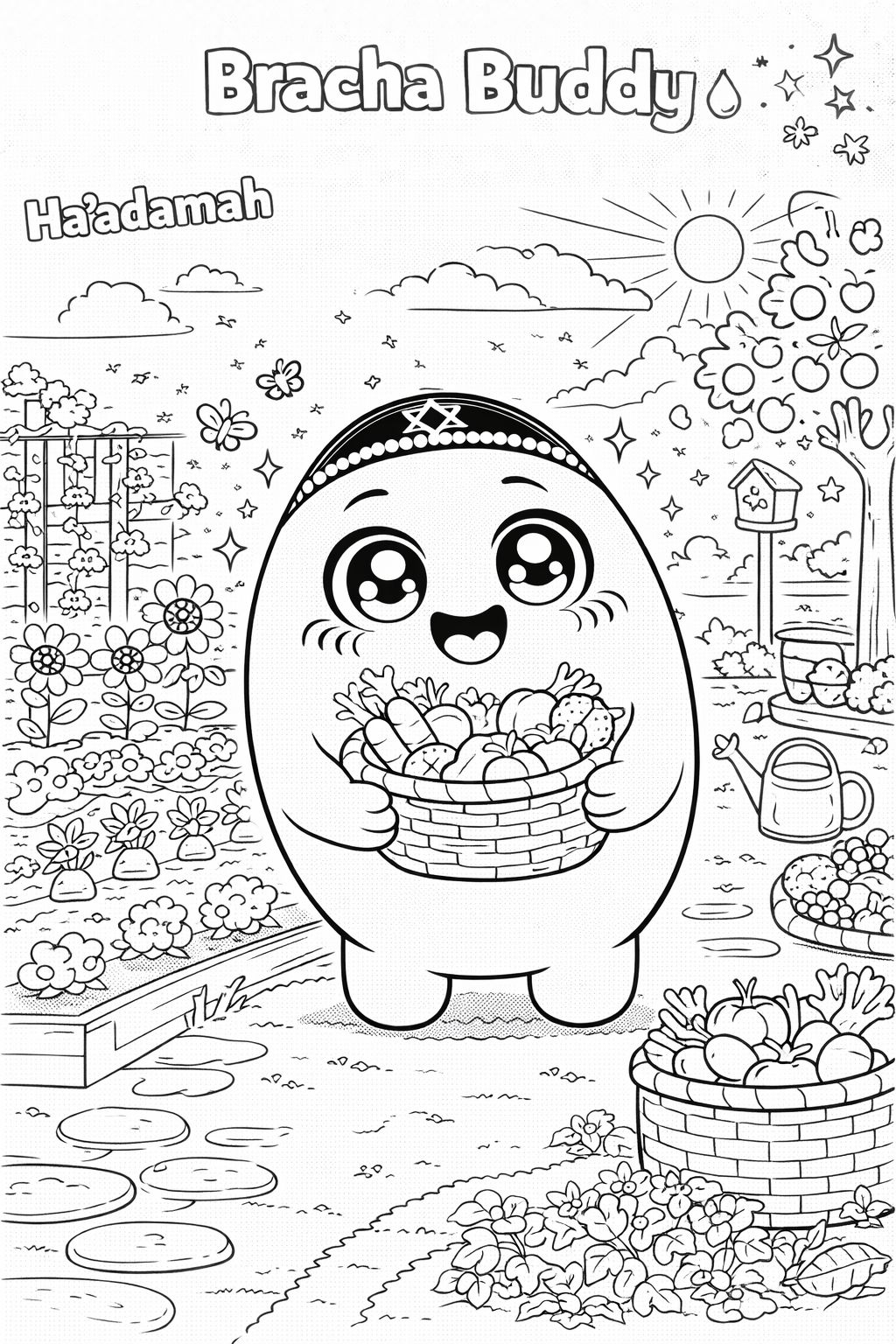 Ha'adama coloring page
