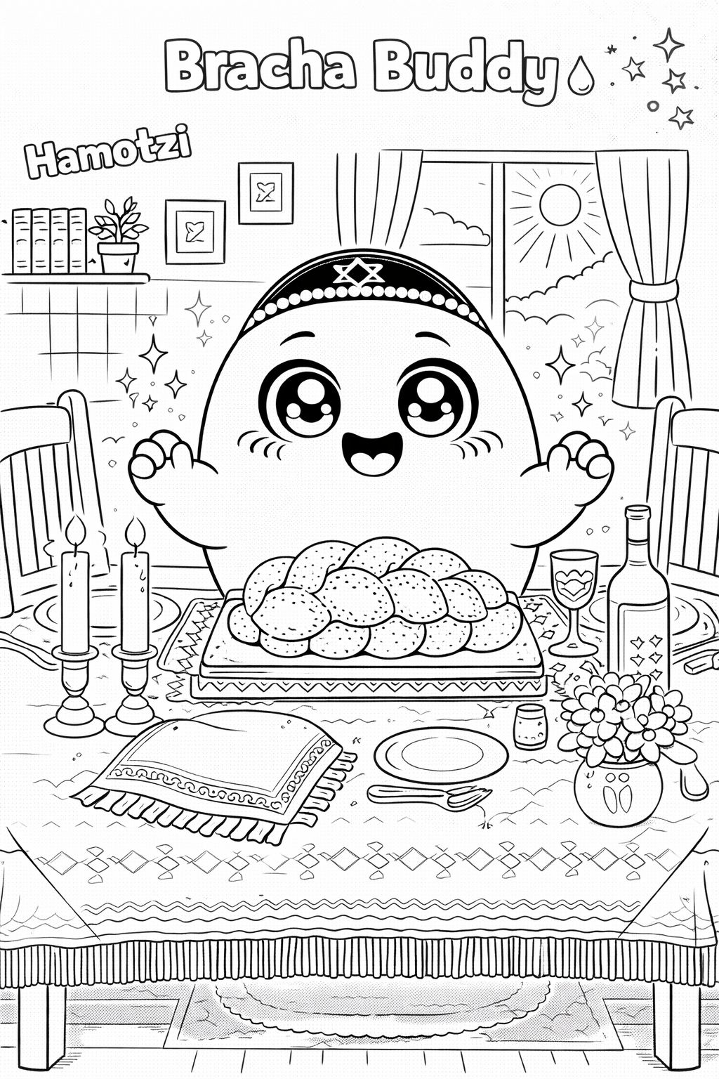 Hamotzi coloring page