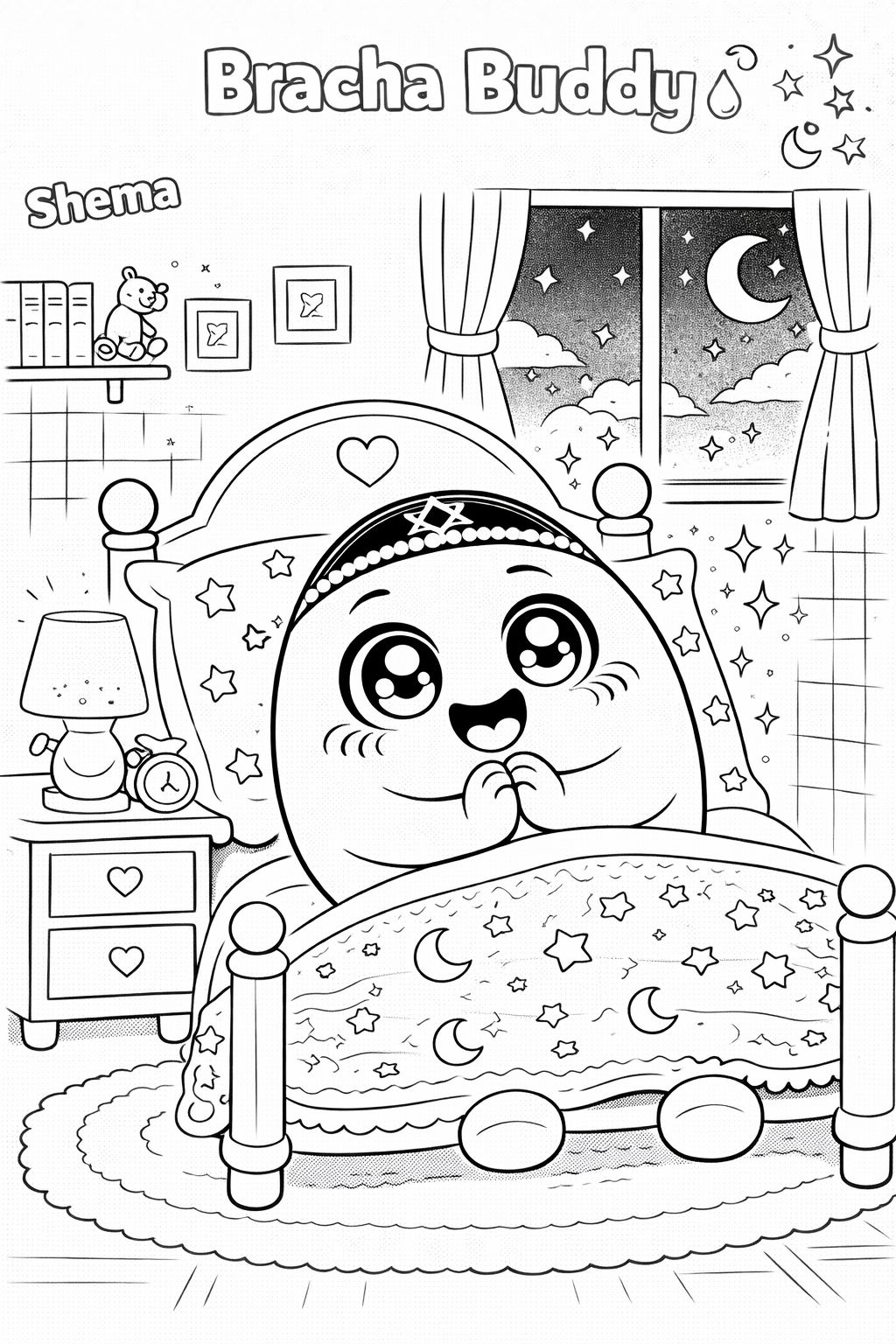 Shema coloring page